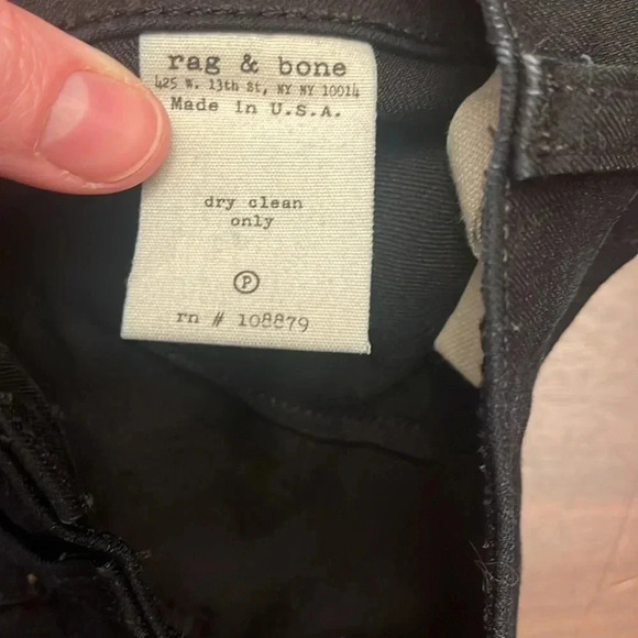 Rag & Bone black style W15301382 equestrian jeans size 26 - Picture 3 of 6